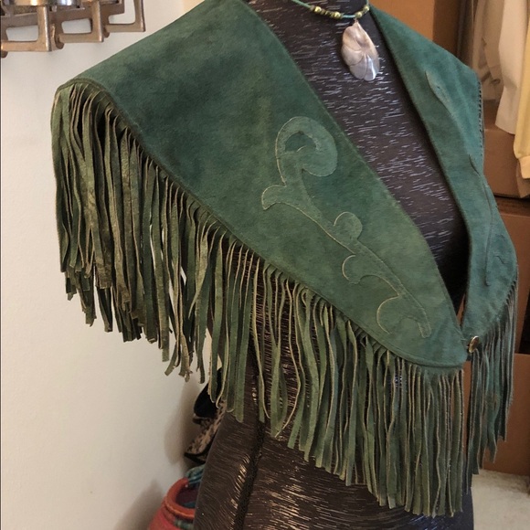 Vintage Ben Kalton Fringe Cape - Picture 7 of 7